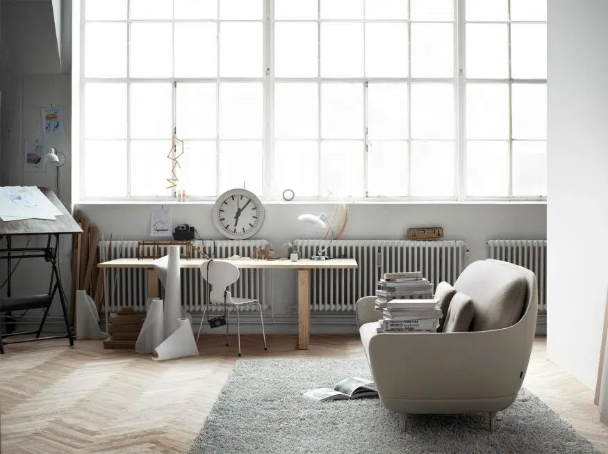 acomodação com design escandinavo