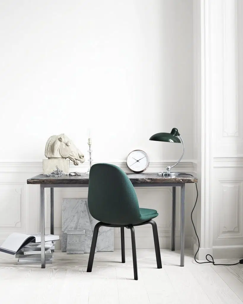 design escandinavo com cores claras e contraste