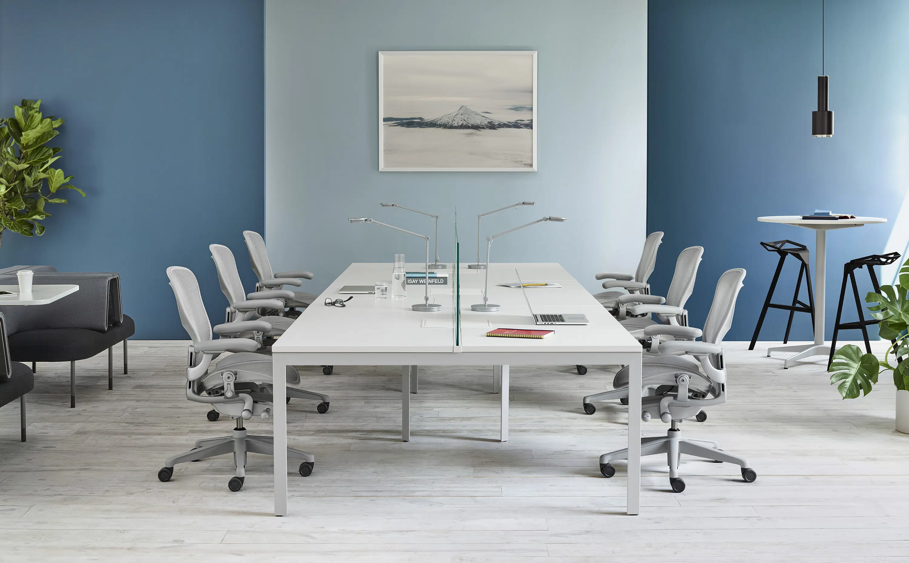 ambiente com produtos ergonômicos
