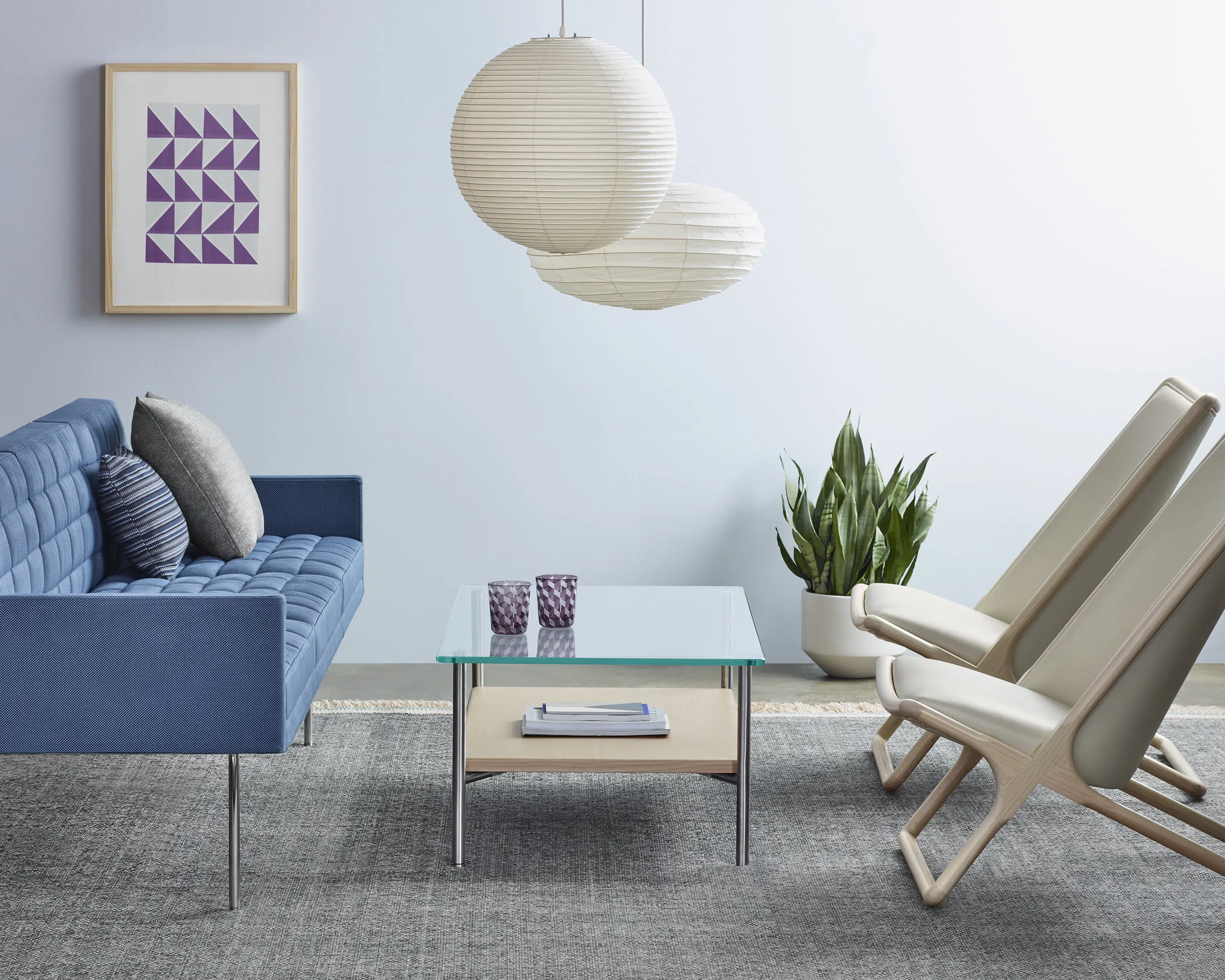 ambiente com estilo arquitetônico contemporâneo