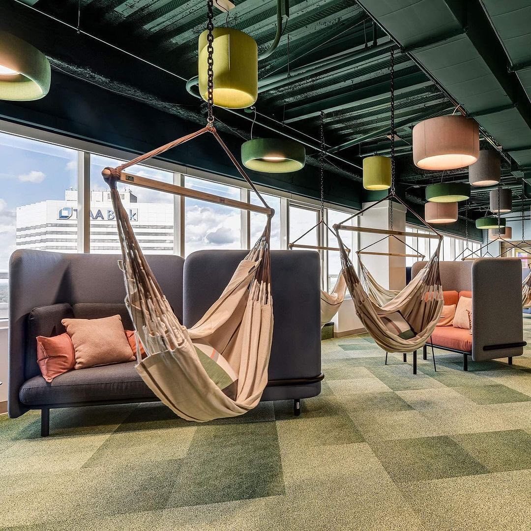 arquitetura e decoração no espaço corporativo