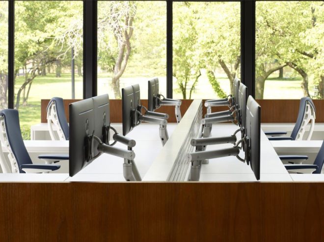 Suporte para monitor: A inovação e tecnologia do Flo da Herman Miller