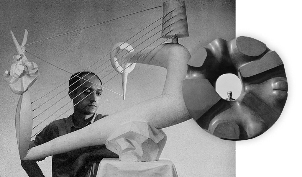 Isamu Noguchi e as obras Carl Mackley Memorial e Black Sun
