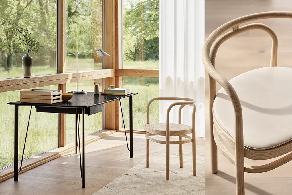 Cadeira PK15 de Poul Kjærholm para a marca Fritz Hansen