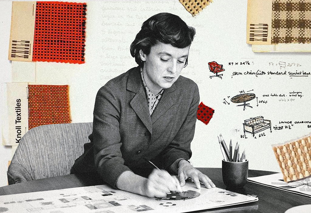 Florence Knoll uma das mais influentes criadoras da história do design internacional.