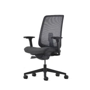 Cadeira Verus Interweave Shale, tensão autoajustável e limitador