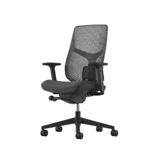 Cadeira Verus Triflex Dark Carbon, tensão autoajustável e limitador