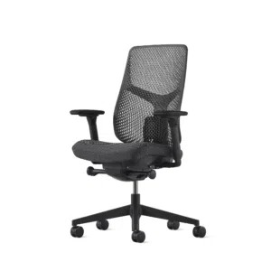 Cadeira Verus Triflex Dark Carbon, controle de tensão e limitador