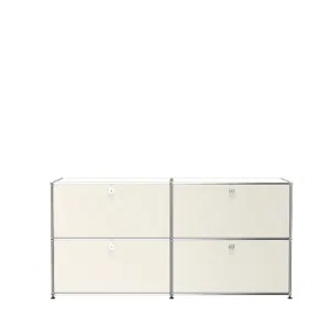 Aparador USM Haller com 4 portas basculantes - Branco