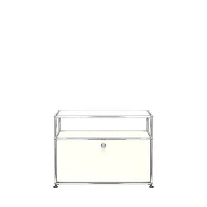 Aparador USM Haller com 1 porta basculante e 1 nicho - Branco