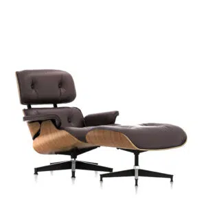 Eames Lounge e Ottoman - Original Chestnut Brown