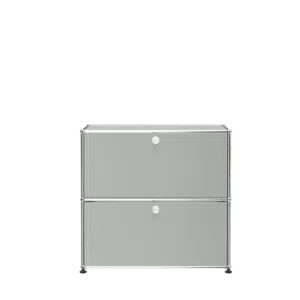 Aparador USM Haller 2 módulos com porta - Light Gray