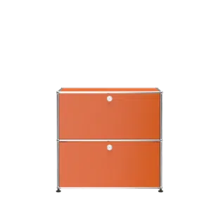 Aparador USM Haller 2 módulos com porta - Pure Orange