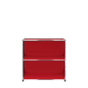 Aparador USM Haller com 2 nichos - Ruby Red